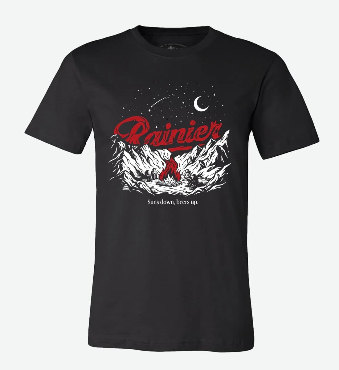 Rainier Beer graphic tee.