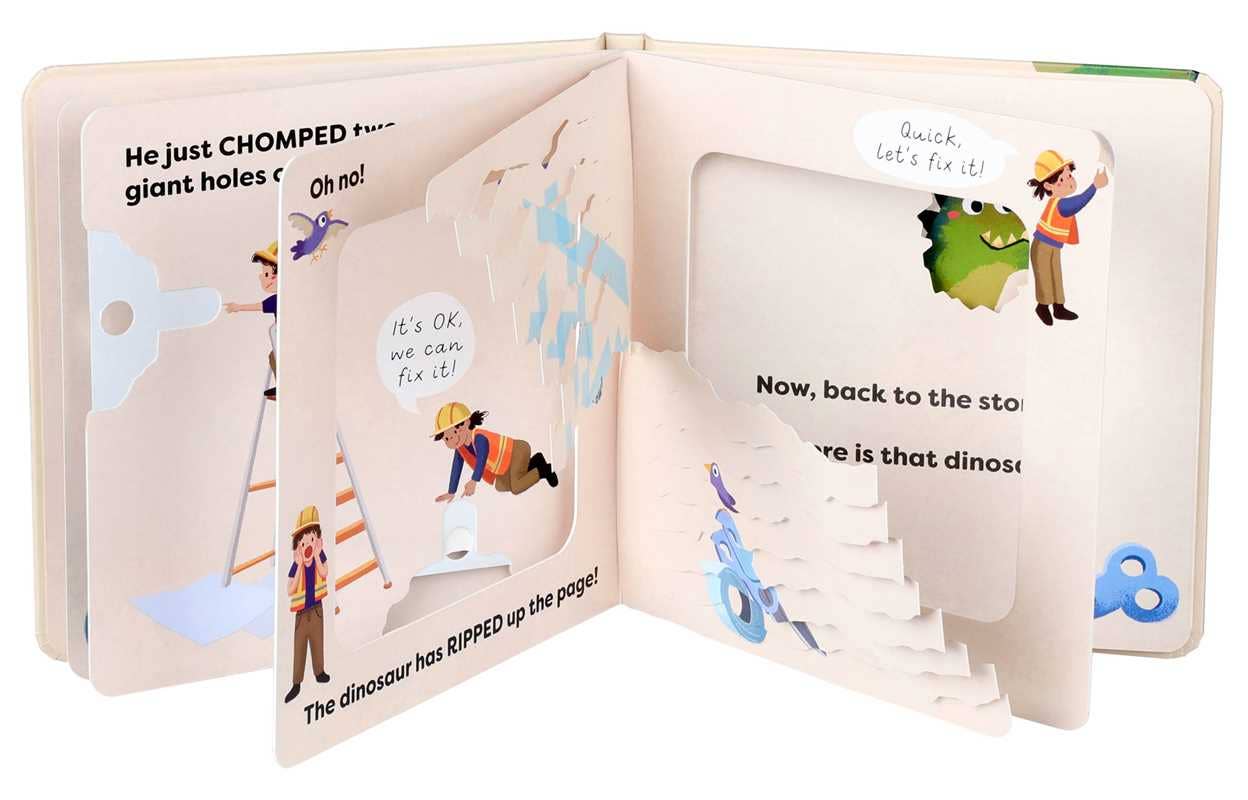 Fix This Book: A Dinosaur Broke It! Board Book