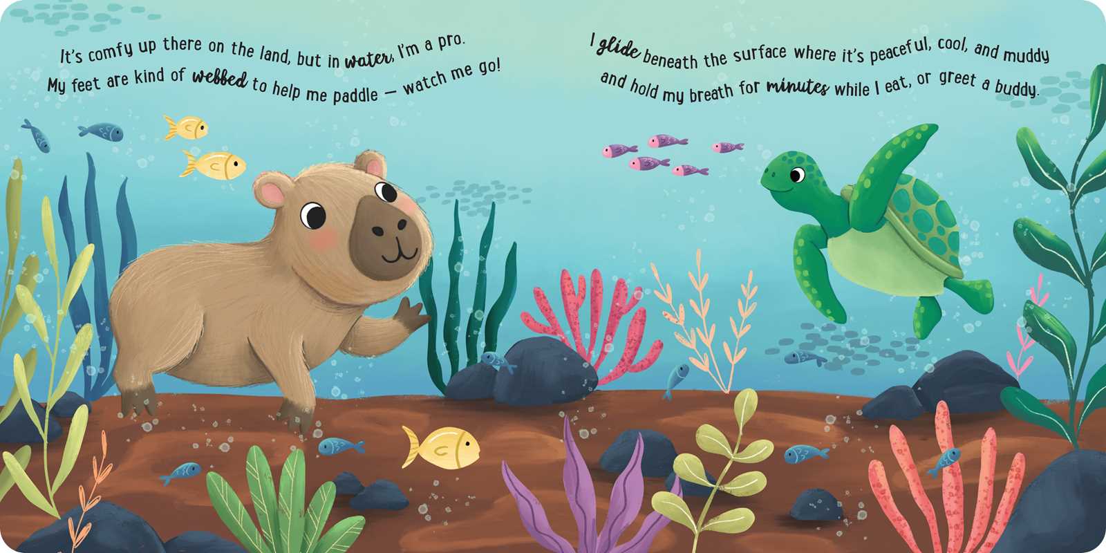 I Love Being a Capybara Padded Board Book
