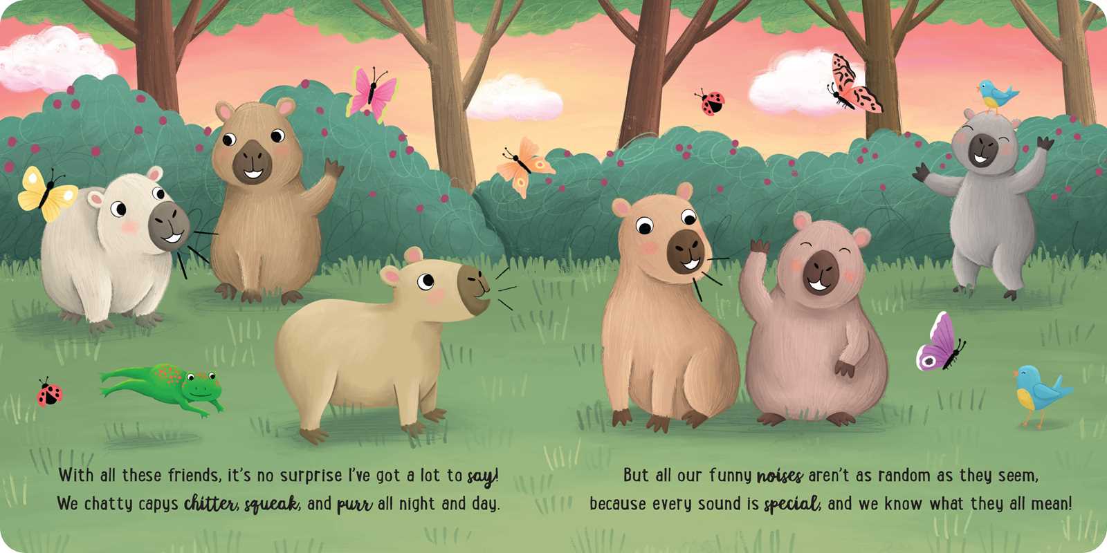 I Love Being a Capybara Padded Board Book