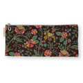 Gracie Folk Art Floral Cocoa Brush Pencil Bag