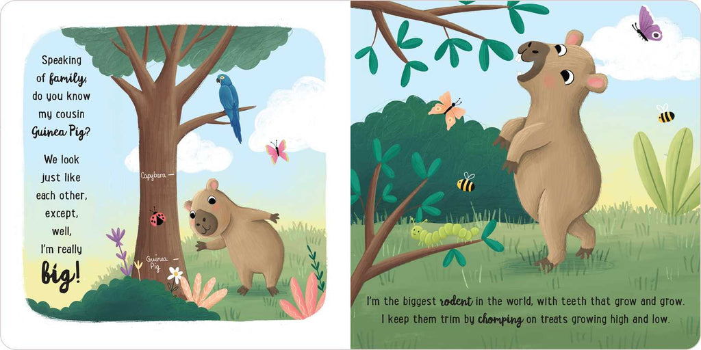 I Love Being a Capybara Padded Board Book