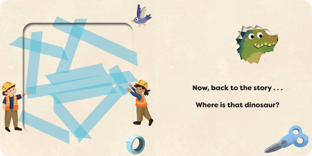 Fix This Book: A Dinosaur Broke It! Board Book