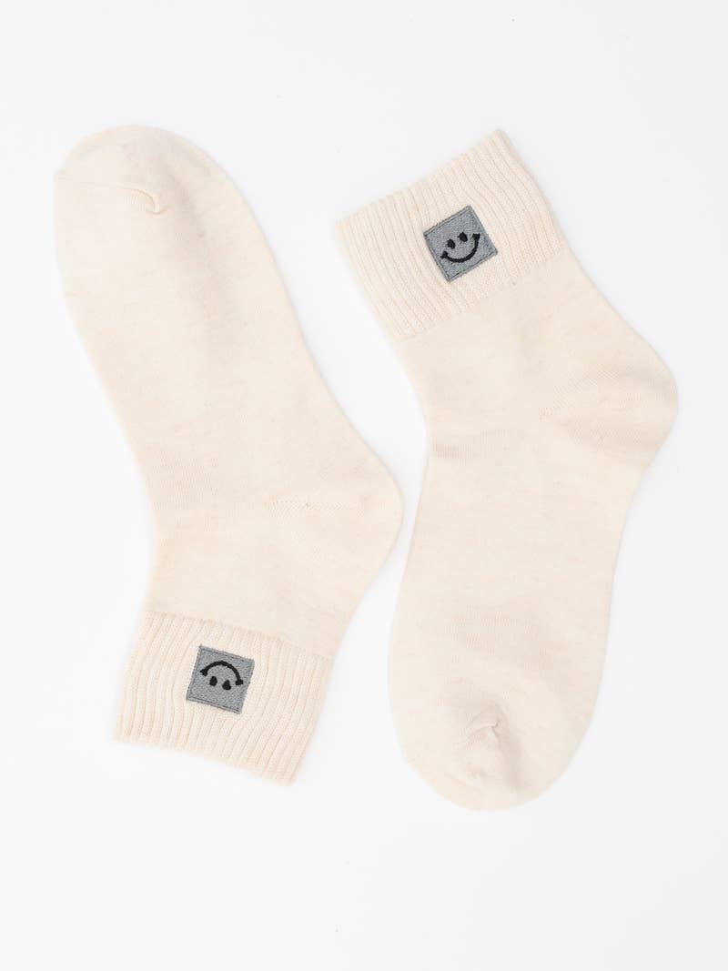 Ivory Happy Feet Socks
