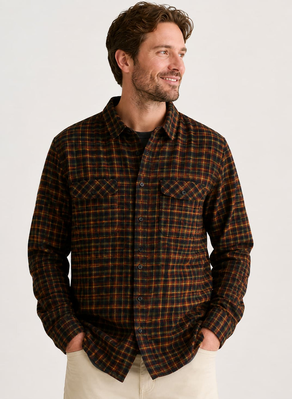 Black Coast Lightweight Eco Flannel