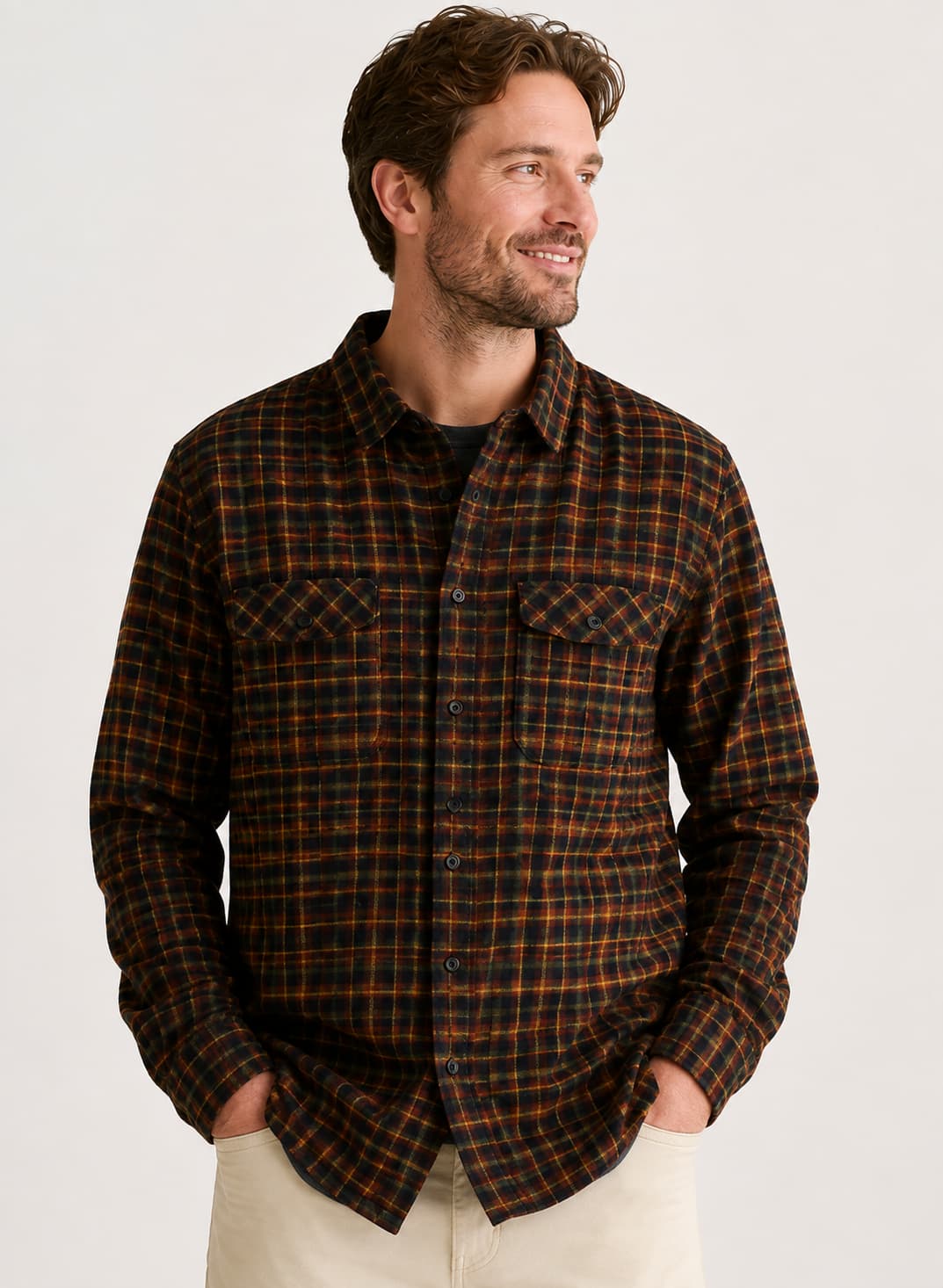 Black Coast Lightweight Eco Flannel