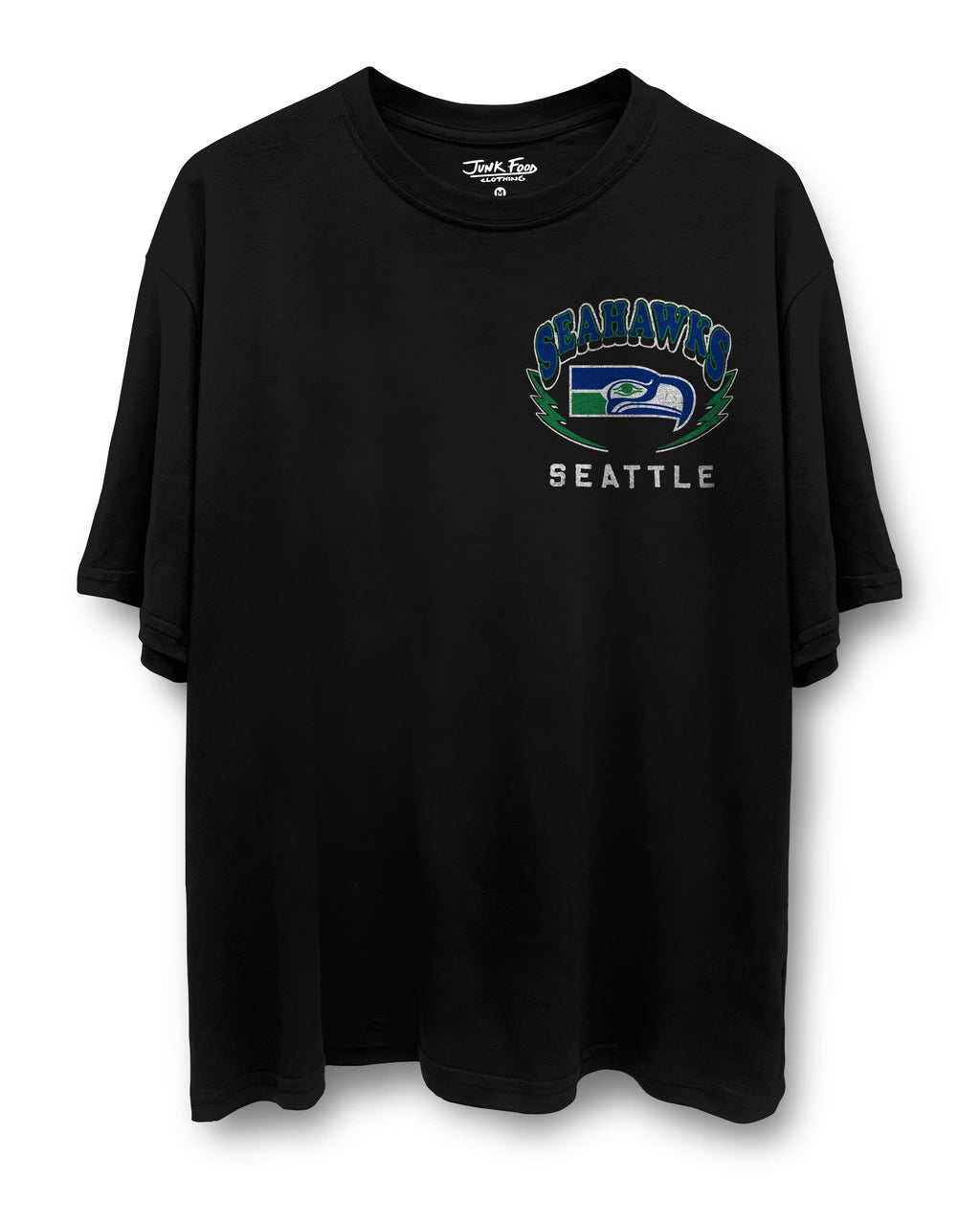 Black Oversized Seahawks Tee