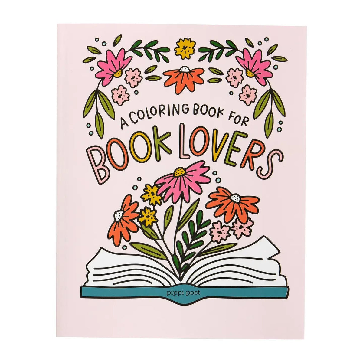cover of A coloring book for booklovers