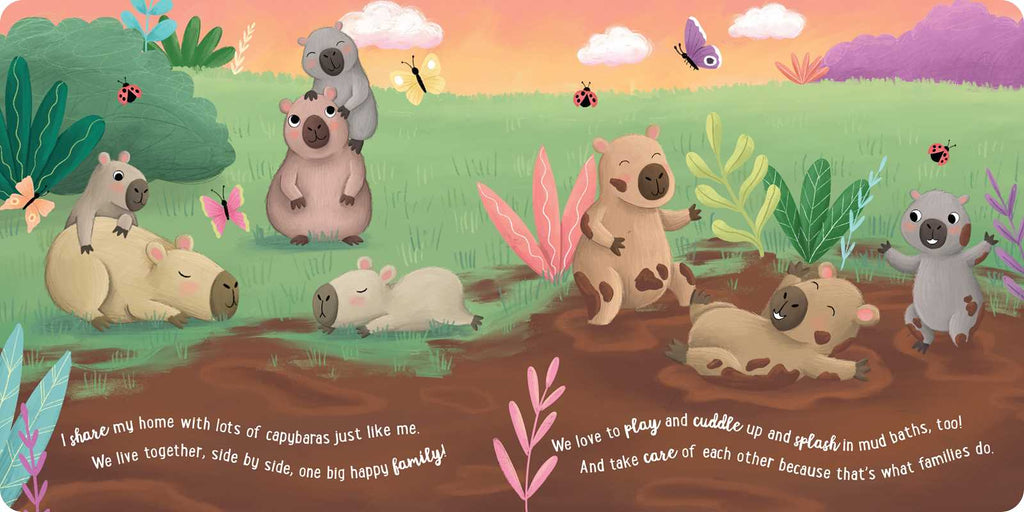 I Love Being a Capybara Padded Board Book