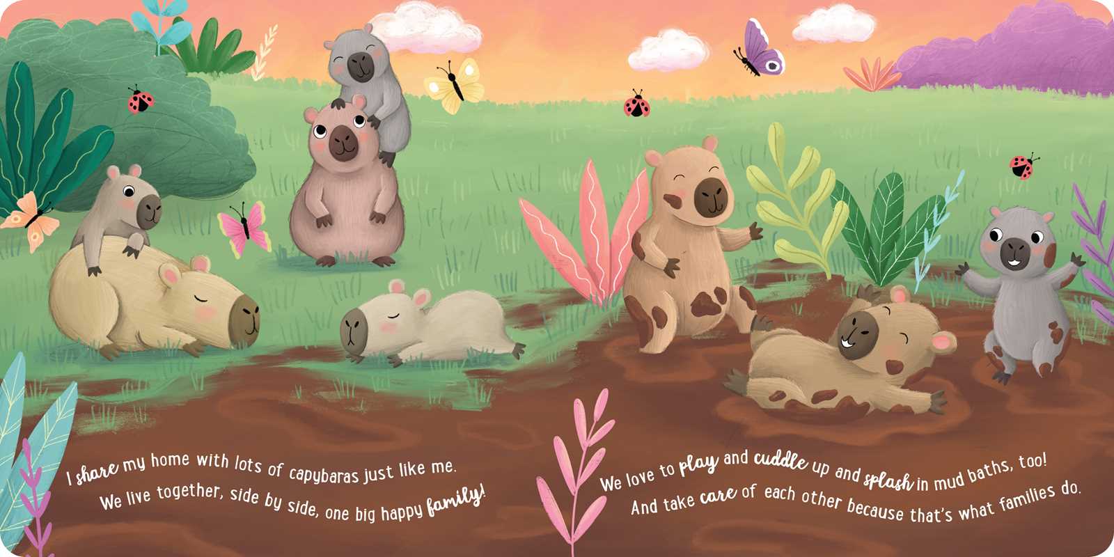 I Love Being a Capybara Padded Board Book