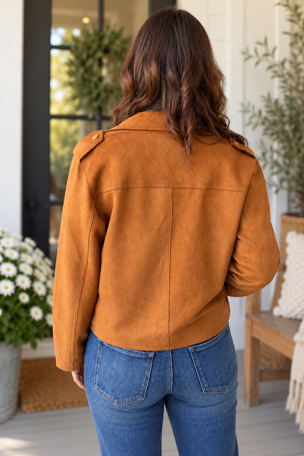 Molly Bracken Jackie Camel Woven Jacket