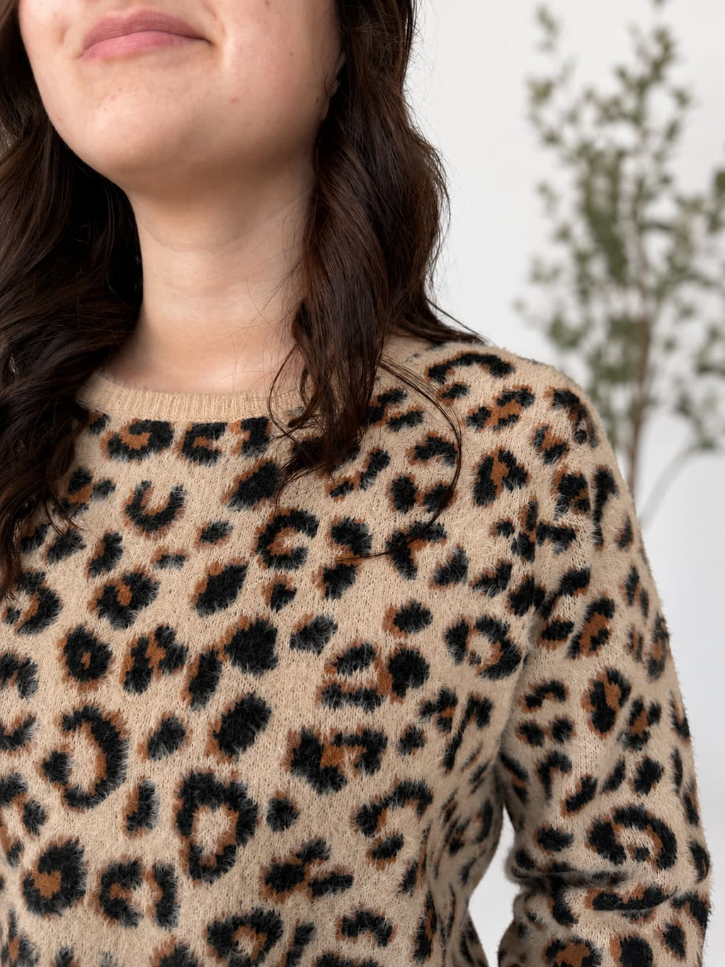 Mia Leopard Knit Sweater