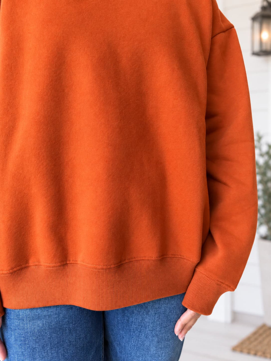 Moon Ryder Chili Oil Mock Neck Sweatshirt