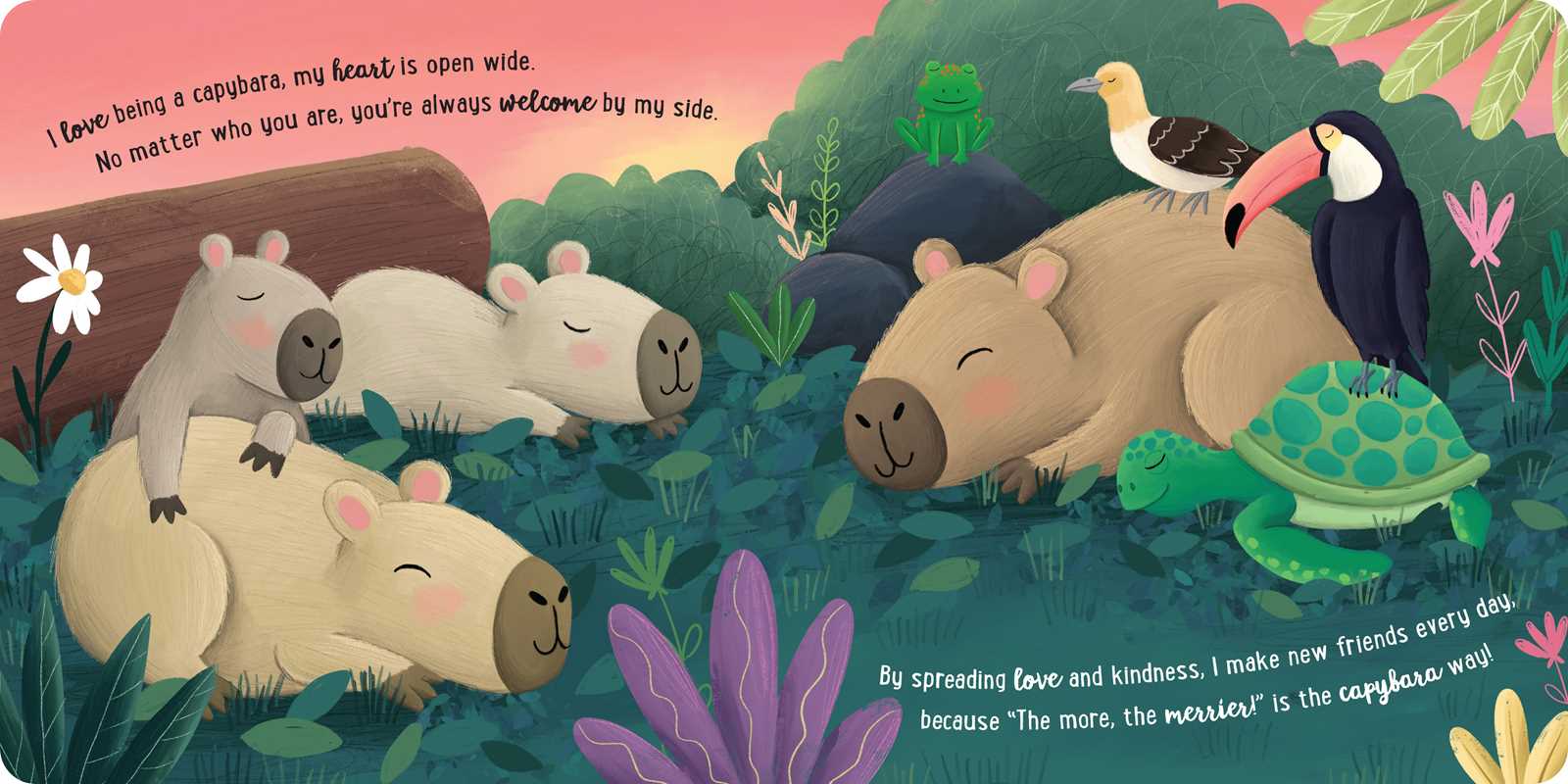 I Love Being a Capybara Padded Board Book