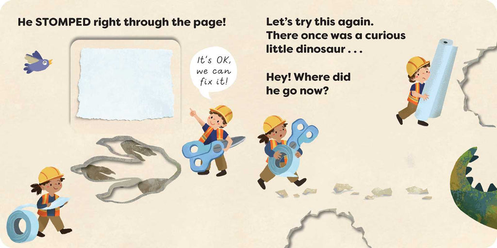 Fix This Book: A Dinosaur Broke It! Board Book