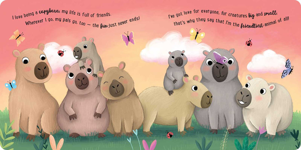 I Love Being a Capybara Padded Board Book