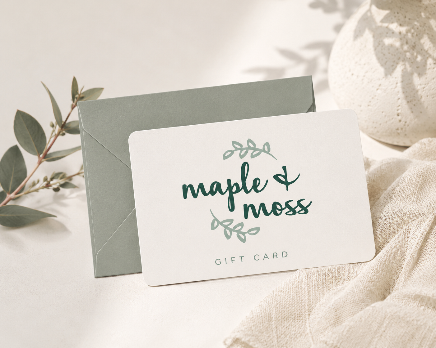 Maple + Moss Gift Card