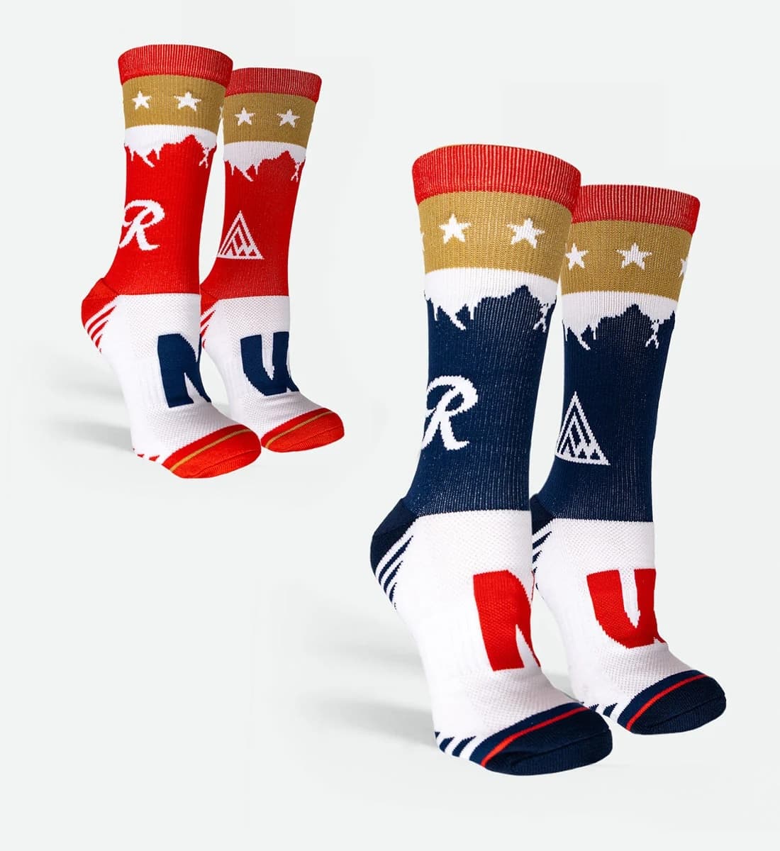 The Great PNW Rainier Mountain Fresh Socks 2 Pack