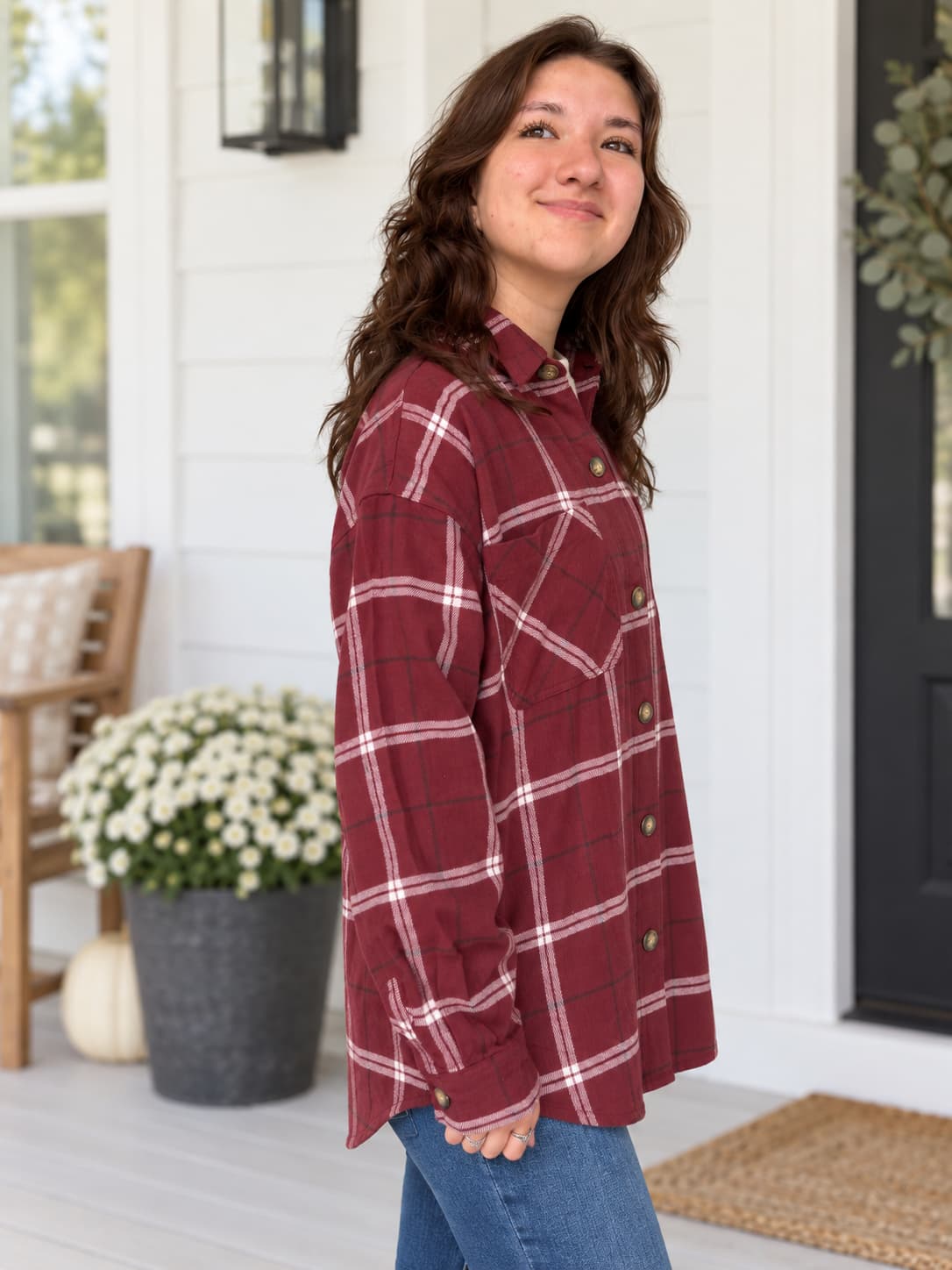 Rip Curl Dark Plum Venture Flannel Shirt