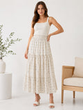 Whimsy Embroidered Tiered Skirt